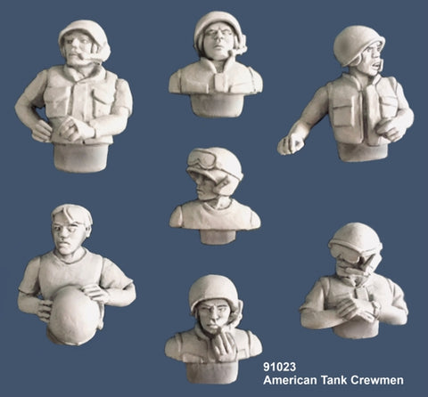 Miniatures Vietnam Army Tank Crew Torsos (7)