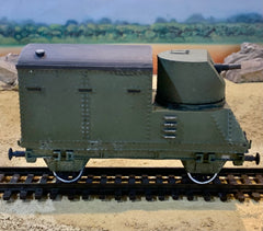 Trains - Armored Train Artillery Turret Car