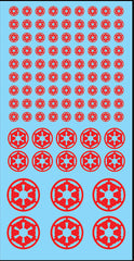 Inf-Decals Sci-Fi Emperor's Faction Vehicle and Infantry (Red)