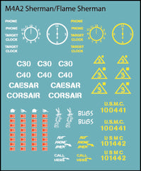 AFV-Decal US M4A2 Sherman/Flame Sherman