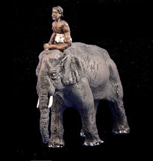 Game Miniatures - Elephant with Native Driver