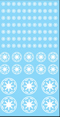 Inf-Decals Sci-Fi Republic Troops (White)