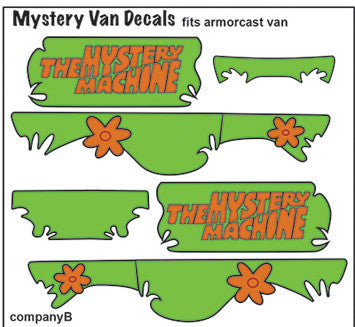 Pop Culture-Decal Scooby-Doo Armorcast Mystery Machine